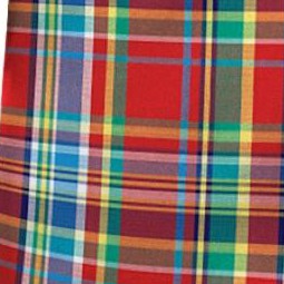 deep red plaid