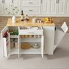 APRILSOUL 53'' Kitchen Storage Islands with Drawers and Trash Can Storage for Kitchen - 2 of 4