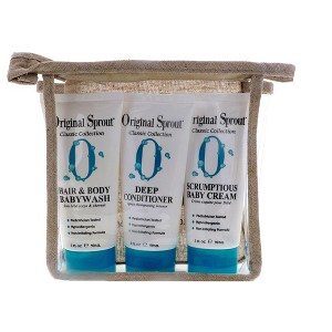 Original Sprout Travel Trio (Baby Wash 3 oz, Conditioner 3 oz, Baby Cream 3 oz) - 1 of 4