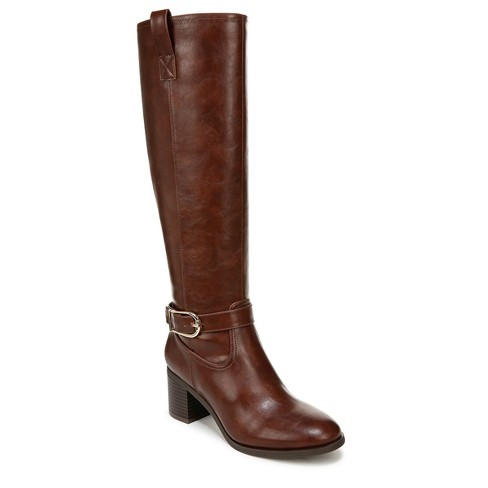 Lifestride Womens Legend Block Heel Knee High Boots Chestnut 6.5 W Target