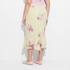 Women's Ruffle Midi A-Line Skirt - Wild Fable™ Light Yellow Floral - 3 of 3