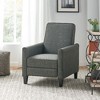 Modern Linen Push Back Recliner Chair for Adults, Wingback Armchair, Accent Chair for Living Room/Bedroom, Single Sofa Chair -Christopher Knight Home - 2 of 4