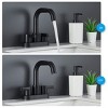 PAGED Bathroom Faucet 2-Handle Bathroom Sink Faucet with Pop Up Drain and Water Supply Lines, 3 Holes Faucet for Bathroom - 2 of 4