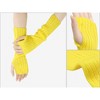 INSPIRE CHIC Acrylic Fingerless Elbow Length Arm Warmers 1 Pair - 3 of 4