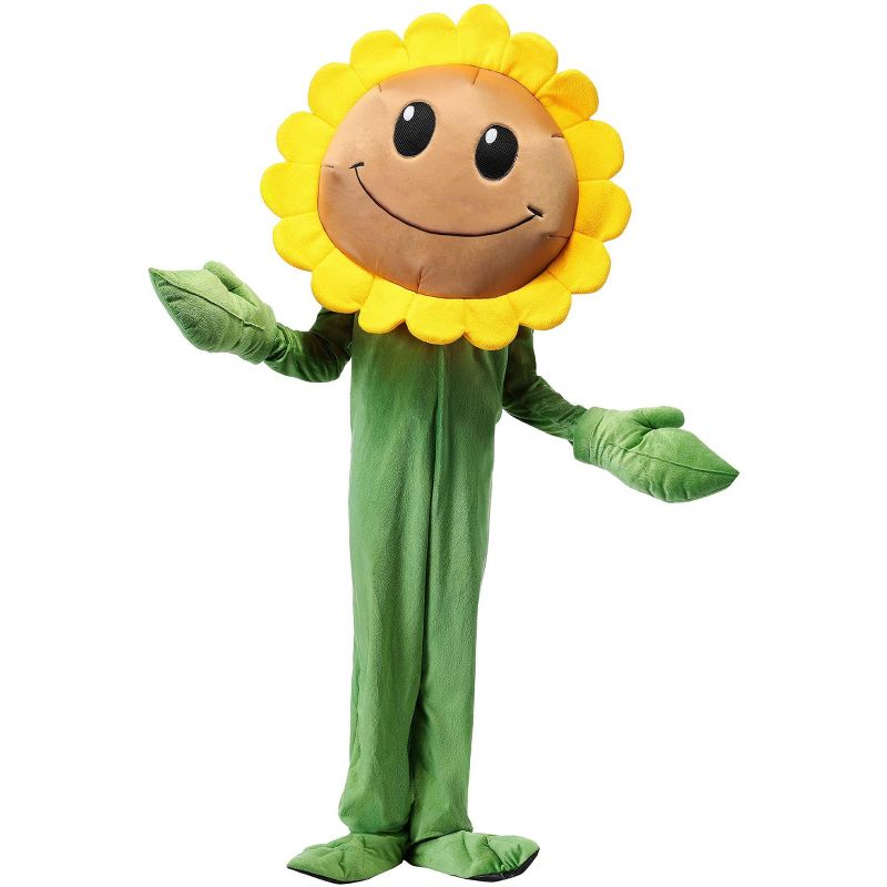 HalloweenCostumes.com Plants Vs. Zombies Sunflower Costume for Kids, 1 of 3