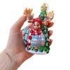 Cozy and Cute Sweater Moose Glass Christmas Ornament, Farmhouse Elk Tree Decoration| OrnamentallyYou - 4 of 4