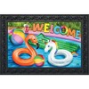 Briarwood Lane Doormat 30x18 Indoor Outdoor Welcome To the Pool Summer For Summer Doormat - 2 of 4