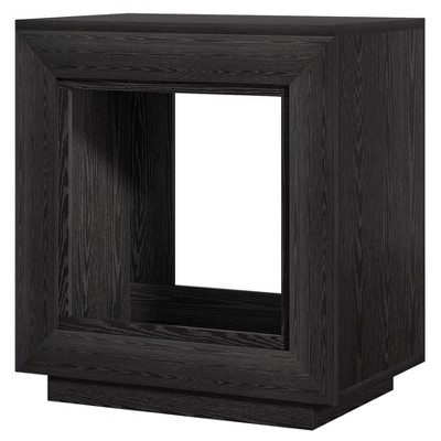 Wooden Square Side Table/End Table Storage Nightstand for Bedroom and Living Room 25.6"H*23.62"L*15.75"D
