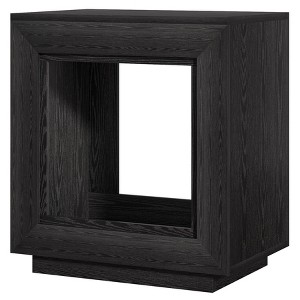 Lirago Wooden Square Side Table/End Table Storage Nightstand for Bedroom and Living Room 25.6"H*23.62"L*15.75"D - 1 of 4