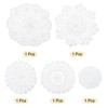 Unique Bargains Cotton Floral Pattern Party Vintage Lace Absorbent Coasters - 3 of 4