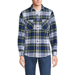 Lands' End Men's Tall Rugged Work Shirt - 1 of 4