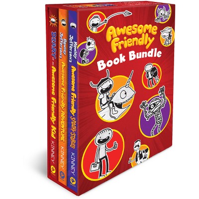 Awesome Friendly Book Bundle - (diary Of A Wimpy Kid) By Jeff Kinney (mixed  Media Product) : Target