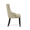 Carolina Living Set of 2 Ella Tufted Back Upholstered Nail Head Chair Espresso/Cream: Wingback, Linen Fabric, Wood Legs - 4 of 4