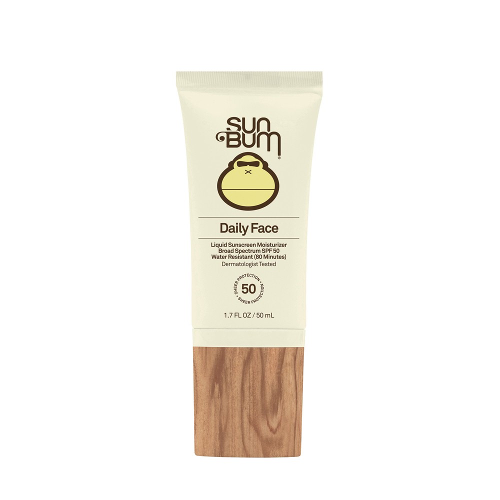 Photos - Sun Skin Care Sun Bum Daily Face Liquid Lotion Sunscreen - SPF 50 - 1.7 fl oz