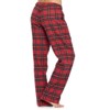 Ashford & Brooks Women's Super Soft Flannel Plaid Pajama Sleep Pants - 3 of 4