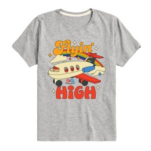 Boys' - Fisher-Price - Flying High Plane With Rainbow Short Sleeve Graphic T-Shirt - 1 of 4