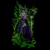 Men's Sleeping Beauty Maleficent Dot Portrait T-Shirt - 2 of 4