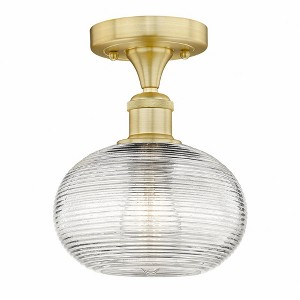 Ithaca - 1 Light Semi-Flush Mount In Industrial Style-8.38 Inches Tall and 8 Inches Wide - 1 of 1
