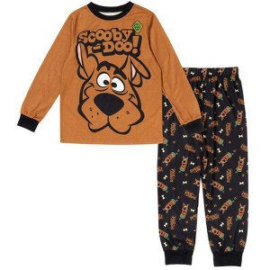 Scooby-Doo Scooby Doo Pullover Pajama Shirt and Pants Sleep Set Little Kid to Big Kid - 1 of 4
