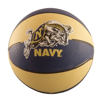 NCAA Navy Midshipmen Mini-Size Rubber Basketball