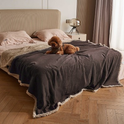 Kritter Planet Waterproof Pet Blanket for Dog Cat - Reversible Cover Blanket for Couch Bed, Ideal Furniture Protector for All Pets