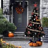 VINGLI Upgraded 7.5ft Black Artificial Halloween Christmas Tree, 2500 Tips, Sturdy Metal Stand - 3 of 4