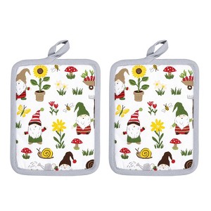 MU Kitchen Designer Potholder, Set of 2, Gnomes - 1 of 1