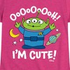 Girls' - Disney - Alien Ooh I'm Cute Fitted Short Sleeve Graphic T-Shirt - 2 of 4