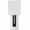 Crystorama Lighting Brent 1 - Light Sconce in  Polished Nickel/Black Forged - 3 of 4