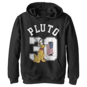 Boy's Mickey & Friends Pluto 30 American Flag Pull Over Hoodie - 1 of 4