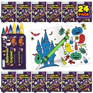 ArtCreativity Mini Halloween Coloring BookSet (Pack of 24) - 1 of 4