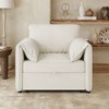 Whisen Convertible Pull Out Sofa Bed & Sleeper Chair, Adjustable Backrest with Thicked Cushions - 2 of 4