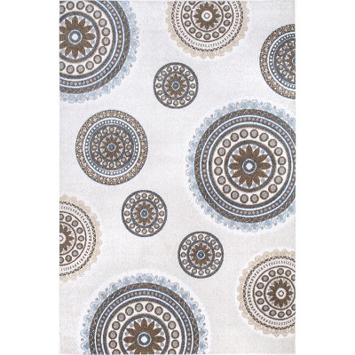 Nuloom Andi Textured Geometric Indoor and Outdoor Patio Area Rug