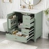 Christopher Knight Home Thomas 30" Bathroom Vanity with Sink, One Door with Shelf and Three Drawers - 2 of 4