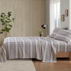 Sapphtopaz Bedding Set, Cotton Flannel Brushed on Both Sides Bedding Set 1 Fitted Sheet, 1 Flat Sheet, and Pillowcases, Machine Washable - 3 of 4