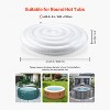 VEVOR Inflatable Hot Tub Cover, 5.4 Ft Round Hot Tub Cover Protector, Insulated Spa Covers for Inflatable Hottub, Weatherproof, White - 3 of 4
