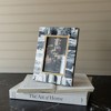 4x6 Black Marbled Picture Frame Mango Wood, Resin, MDF & Glass by Foreside Home & Garden - 2 of 4