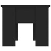 vidaXL Coffee Table Black Engineered wood Medium Modern Coffee Table - 4 of 4