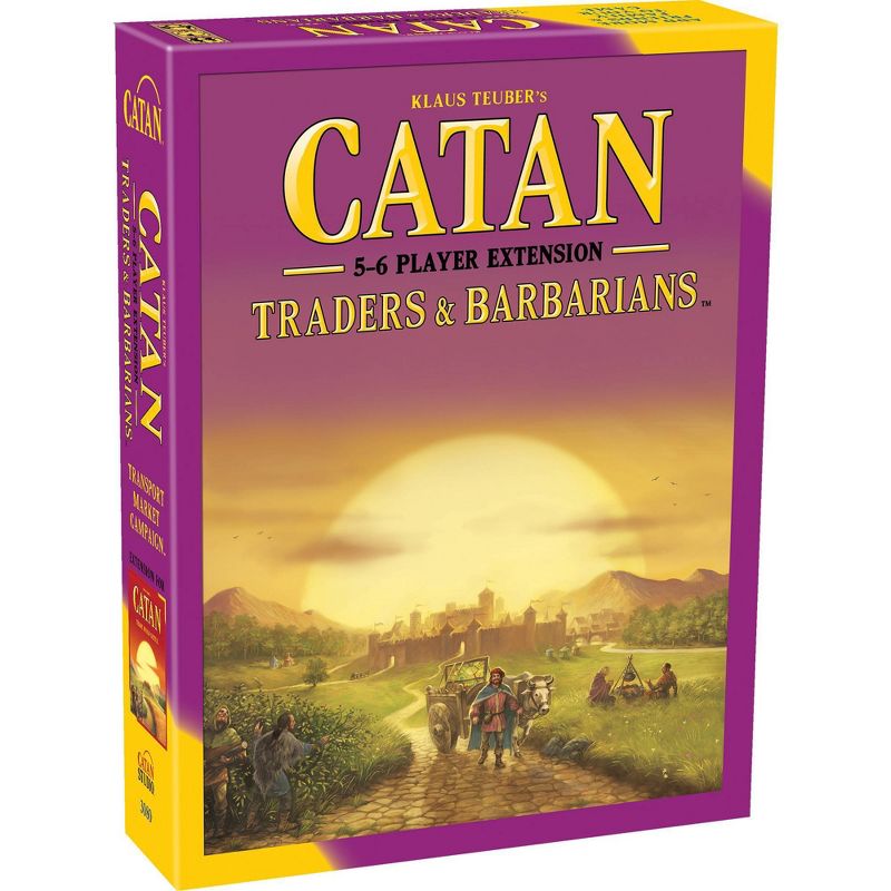 Catan Strategy Board Game Traders &#38; Barbarians Fifth Edition 5-6 Player Game Extension Pack, 1 of 4