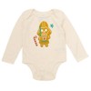 STAR WARS Christmas Baby Bodysuit, Pants and Velour Santa Hat 3 Piece Outfit Set Newborn to Infant - 2 of 4