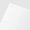 Cloth & Paper A5 2025 Horizontal Weekly Spiral Notebook Blended Start - 2 of 4