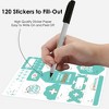 Big Dot of Happiness Medical School Grad - Assorted Doctor Graduation Party Gift Tag Labels - To and From Stickers - 12 Sheets - 120 Stickers - 3 of 4