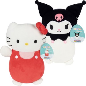 Squishmallows 10" Hello Kitty and Friends HugMees 2 Pack Plush - Hello Kitty and Kuromi - Stuffed Animal Toy - Great Gift for Kids, Boys & Girls - 1 of 4