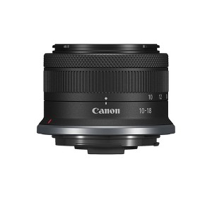 Canon - RF-S10-18mm F4.5-6.3 IS STM Ultra-Wide Angle Zoom Lens for EOS R-Series Cameras - Black - 1 of 4
