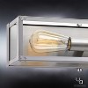 Urban Ambiance Luxury Luxe Industrial Electric Bath Fixture,  4-1/2"H x 16"W,  Stainless Steel Finish, UHP2751 - 4 of 4