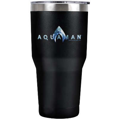 Aquaman Movie Logo Steel Tumbler 30oz Coffee Travel Mug