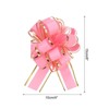 Unique Bargains Christmas Wedding Car Basket Gift Wrapping Big Pull Bow 5 Pcs - 2 of 4