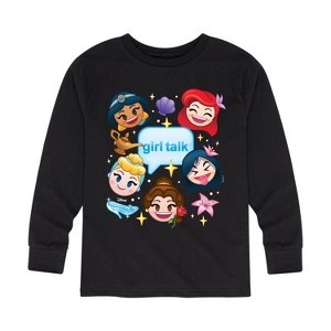 Boys' - Disney - Princess Girl Talk Long Sleeve Graphic T-Shirt - 1 of 4