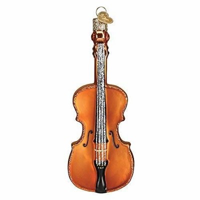 Old World Christmas Blown Glass Ornament for Christmas Tree, Violin