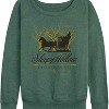 Women's - Sleepy Hollow - Rest Your Weary Head Lightweight French Terry Wide Neck Long Sleeve Shirt - 2 of 4